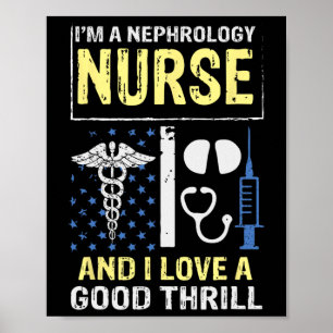 Poster Citation en détresse Néphrologie Infirmière bonne