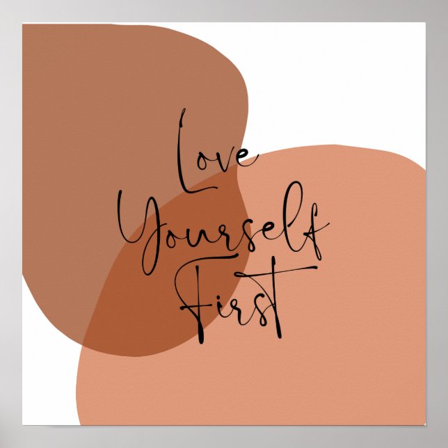 Poster Citation esthétique pour autosoins (Devant)