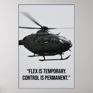 Poster Citation Flex Est Temporaire Contrôle Est Permanen