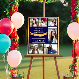 Poster Citation Garder à Briller Multi Photo Graduation P