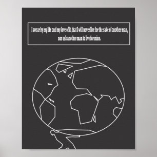 Poster Citation gesticulée par atlas