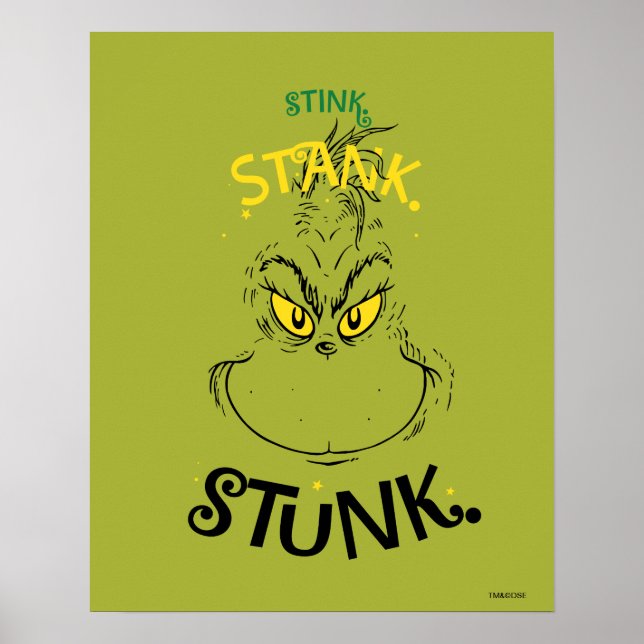 Poster Citation Grinch Mister Stink Stunk (Devant)