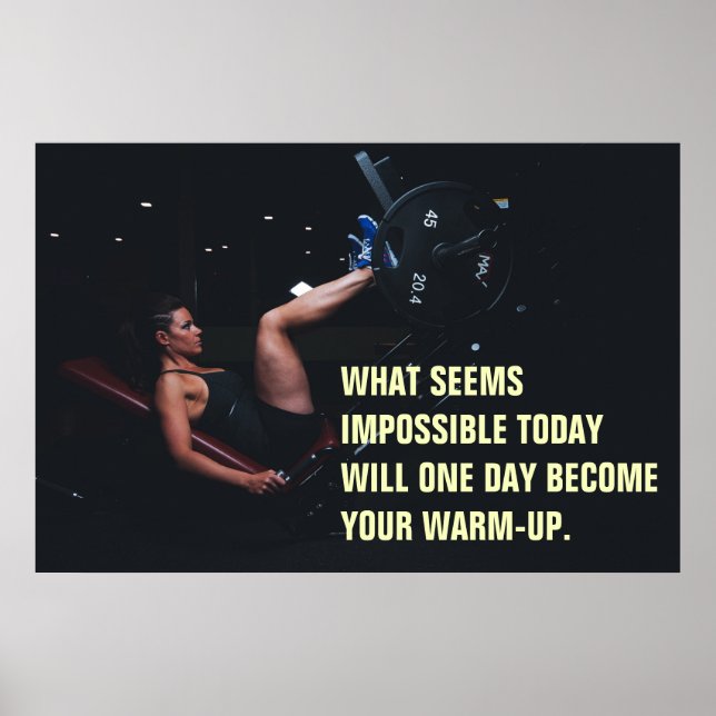 Poster Citation Gymnase Motivationnelle (Devant)