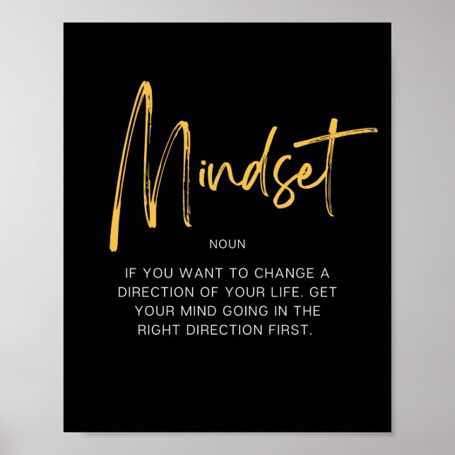 Poster Citation inspirante (Devant)