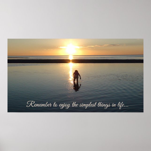 Poster Citation inspirante Petite fille Trouver des coqui (Devant)