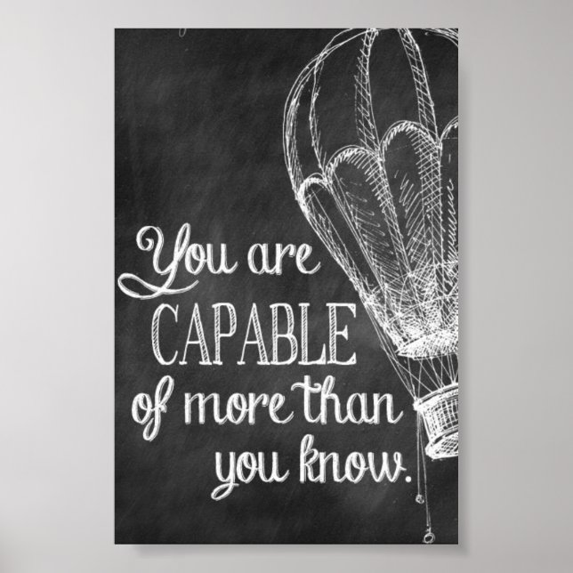 Poster citation inspirante pour un rappel quotidien (Devant)