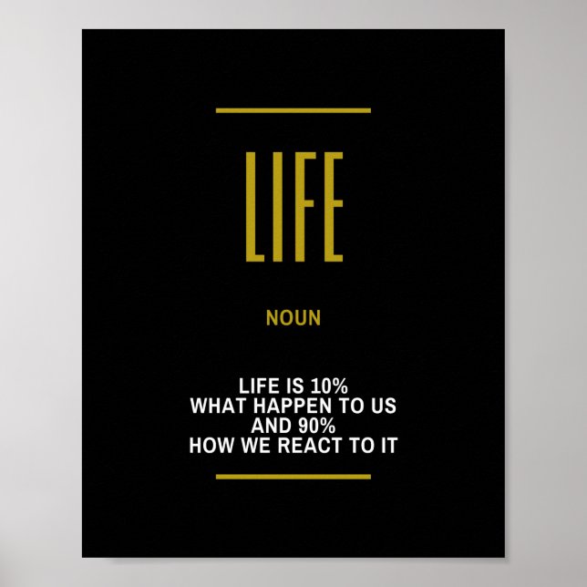 Poster Citation Inspirante Sur La Réussite (Devant)