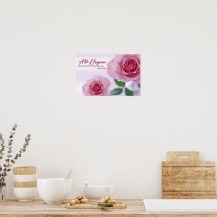 Poster Citation inspirante "Un peu de parfum"