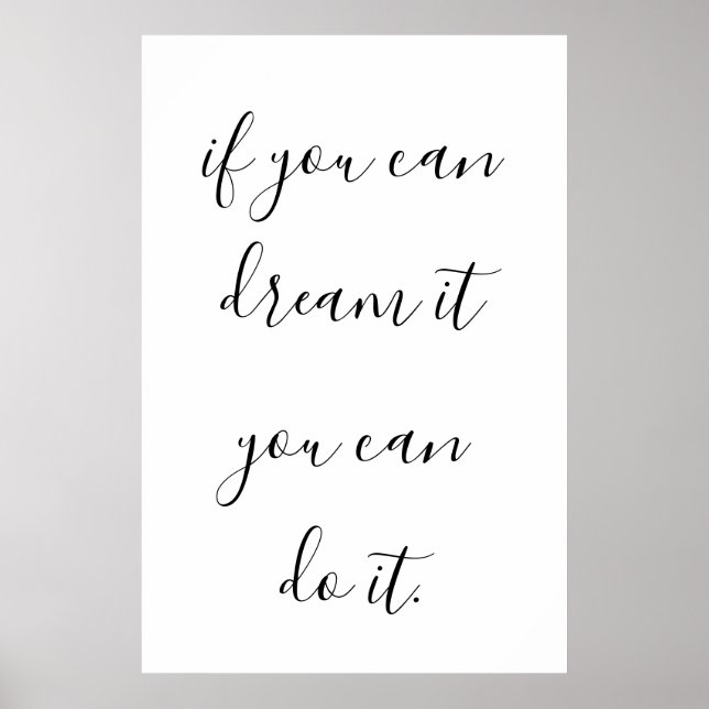 Poster Citation Inspirationnelle et Motivative pour (Devant)