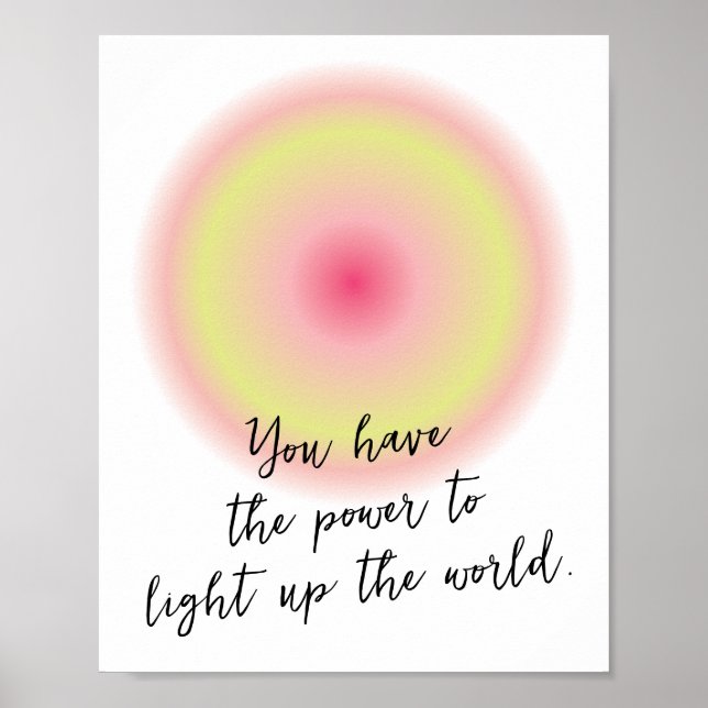 Poster Citation Inspirationnelle Positive Ado personnalis (Devant)