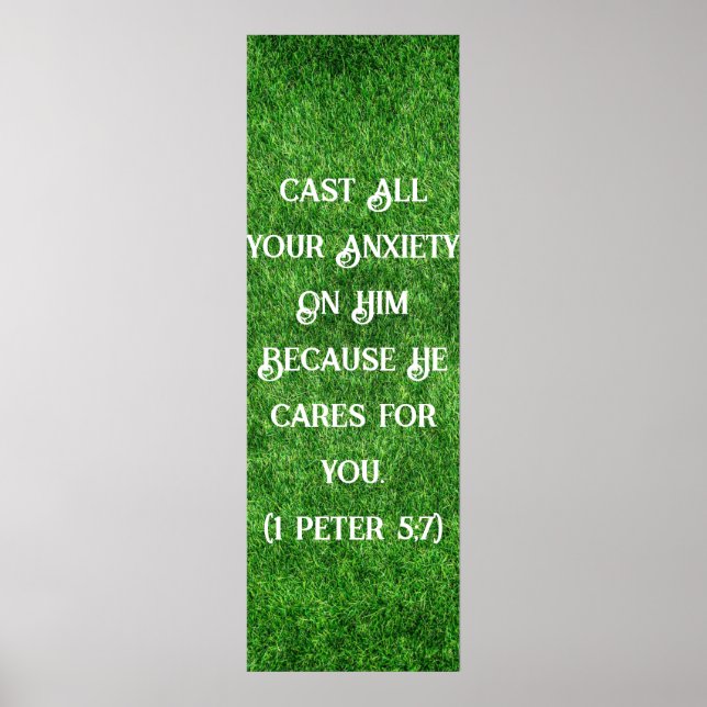 Poster Citation Inspirationnelle Pour L'Anxiété (Devant)