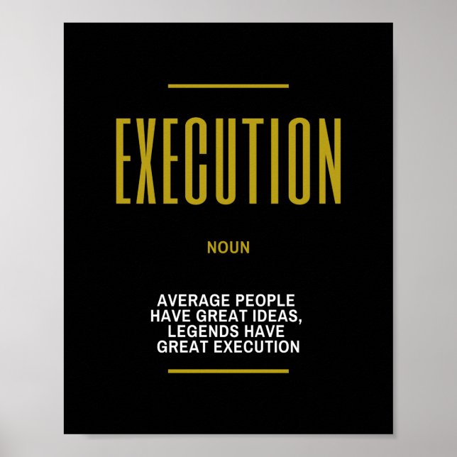 Poster Citation Inspirationnelle Sur La Réussite (Devant)