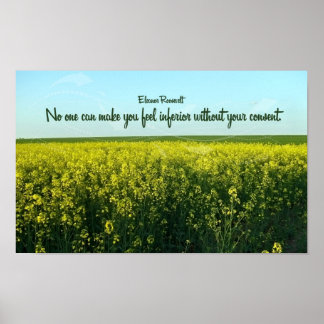 Poster Citation inspirée par Eleanor Roosevelt