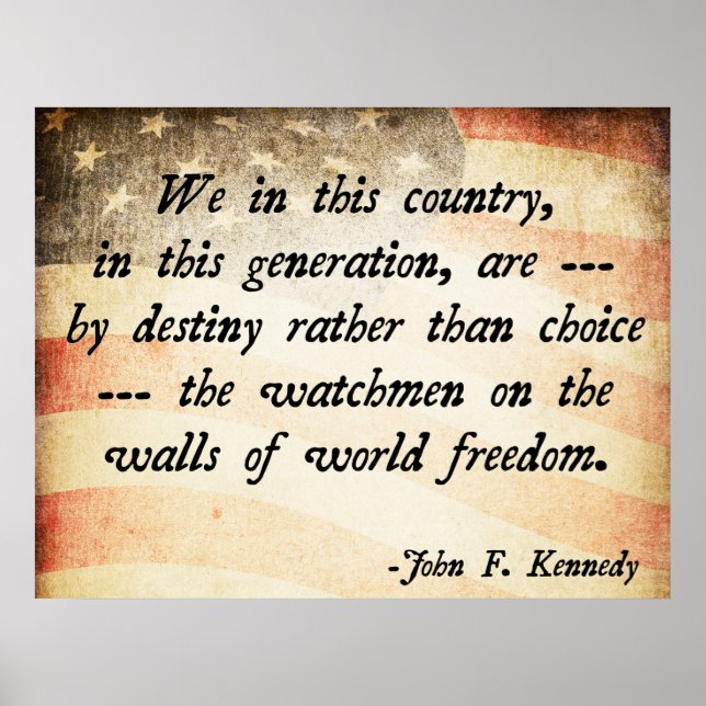 Poster Citation JFK (Devant)