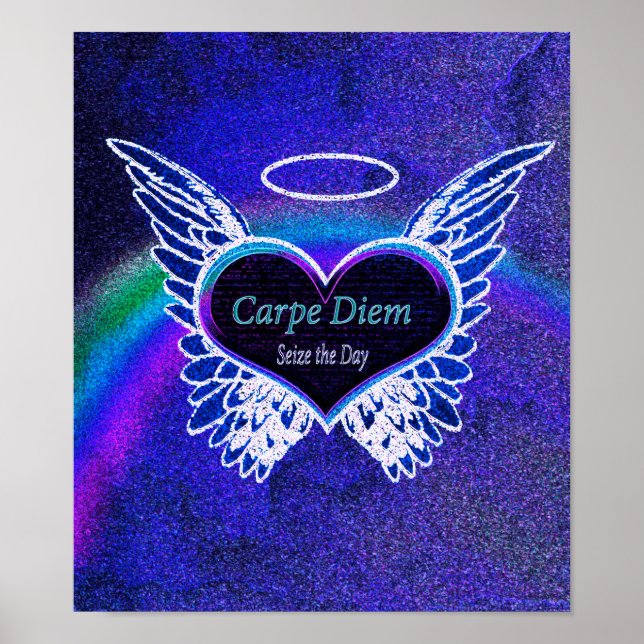 Poster Citation latine Carpe Diem (Devant)