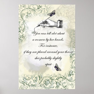 Poster Citation "Les mains des femmes"