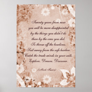 Poster Citation Mark Twain