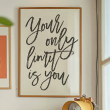 Citation minimaliste moderne noir et blanc