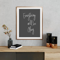 Citation minimaliste noir blanc