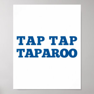 Poster Citation Motivante de Hockey Tap Taparoo Hommes Fe