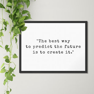 Poster Citation Motivationnelle Minimaliste