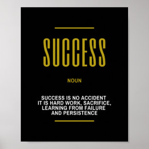 Poster Citation Motivative Sur Le Succès