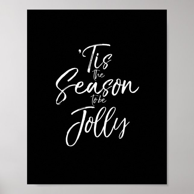 Poster Citation Musicale De Noël Carol Tis The Season Jol (Devant)