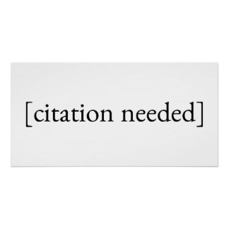 Poster Citation nécessaire