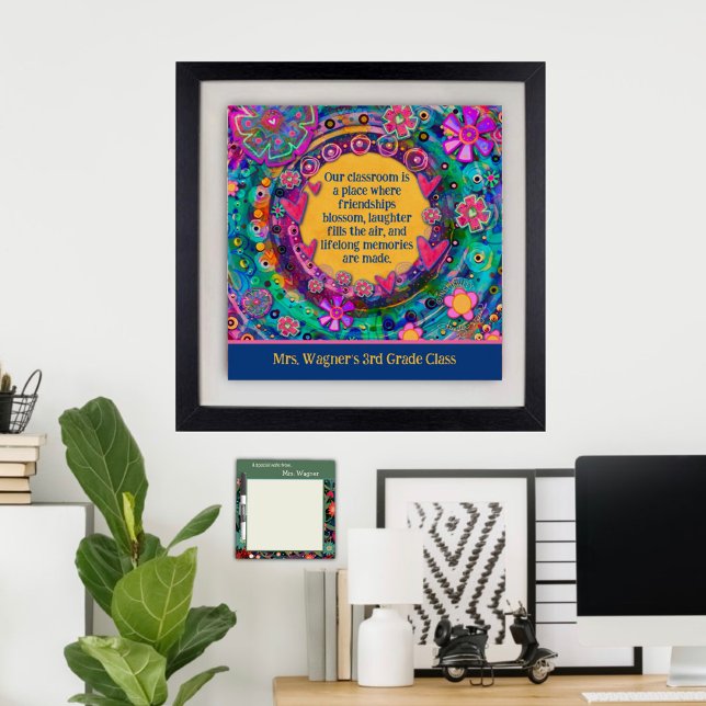 Poster Citation personnalisée en classe (Créateur téléchargé)