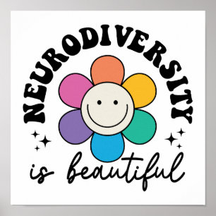 Poster Citation positive d'acceptation de la neurodiversi