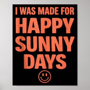 Poster Citation positive gras été heureux sourire esthéti