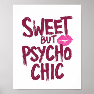 Poster Citation sarcastique chic et audacieuse