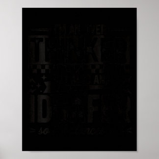 Poster Citation sarcastique drôle Idgaf de surpenseur de