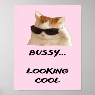 Poster Citation simple rose pour Amoureux de les chats