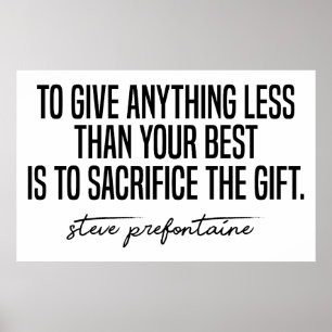 Poster Citation Steve Prefontaine
