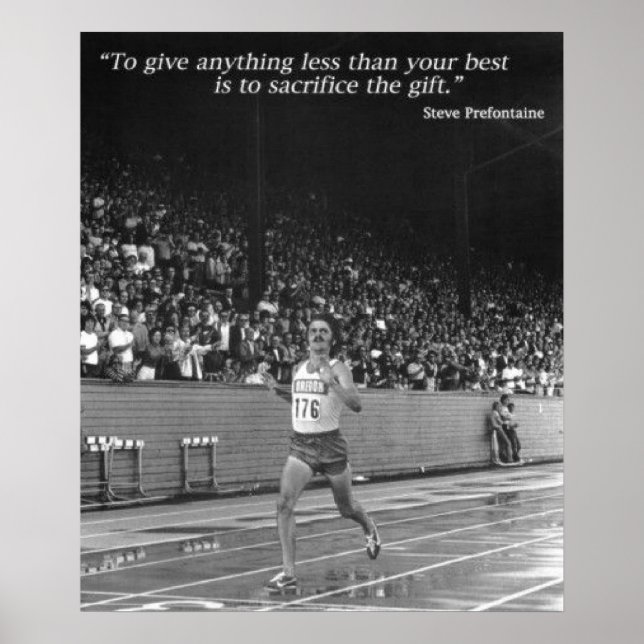 Poster Citation Steve Prefontaine (Devant)
