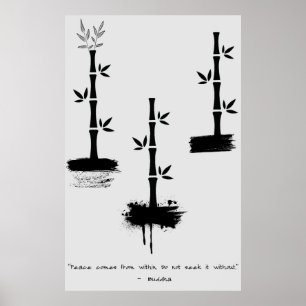 Poster Citation zen : Sagesse et méditation