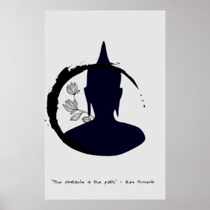 Poster Citation zen : Sagesse et méditation