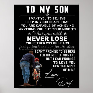 Poster Citations à mon fils