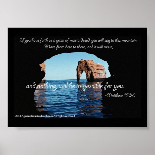 Poster Citations bibliques Inspiration (Devant)