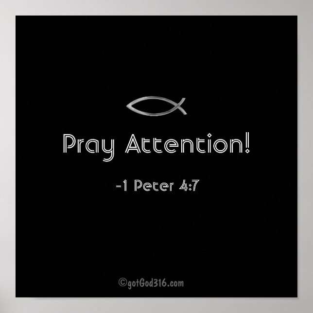 Poster Citations chrétiennes (Devant)