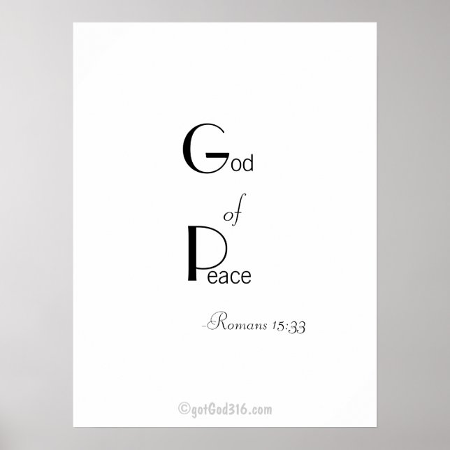 Poster Citations chrétiennes gotGod316.com Wall Art (Devant)