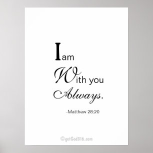 Poster Citations chrétiennes gotGod316.com Wall Art