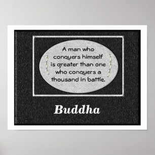 Poster Citations de bouddha