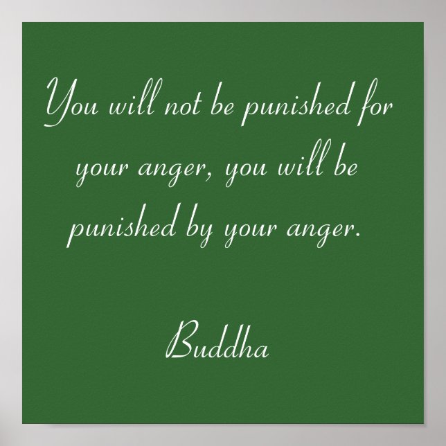 Poster Citations de bouddha #3 (Devant)