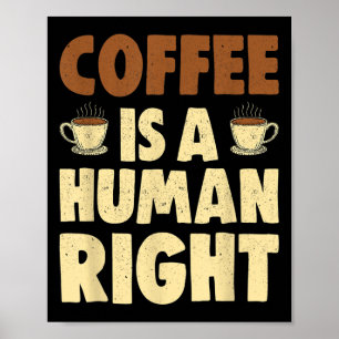 Poster Citations De Café Drôle Addict Vintage Café Est Un