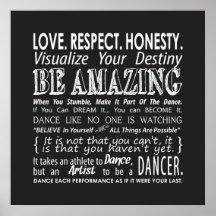 Citations de danse inspirante - Noir