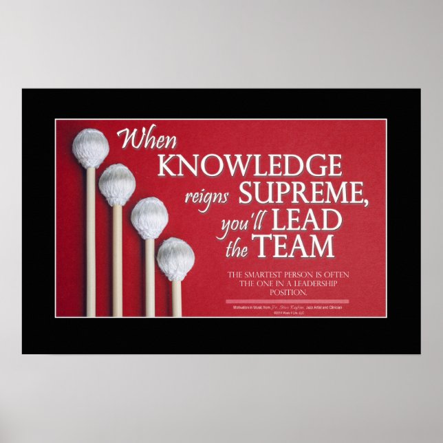 Poster Citations de leadership motivationnel - Citation d (Devant)