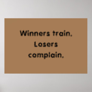 Poster Citations de motivation de salle de sport et affic