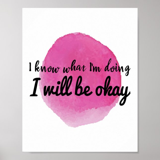 Poster citations de motivation pour l'autosoin (Devant)